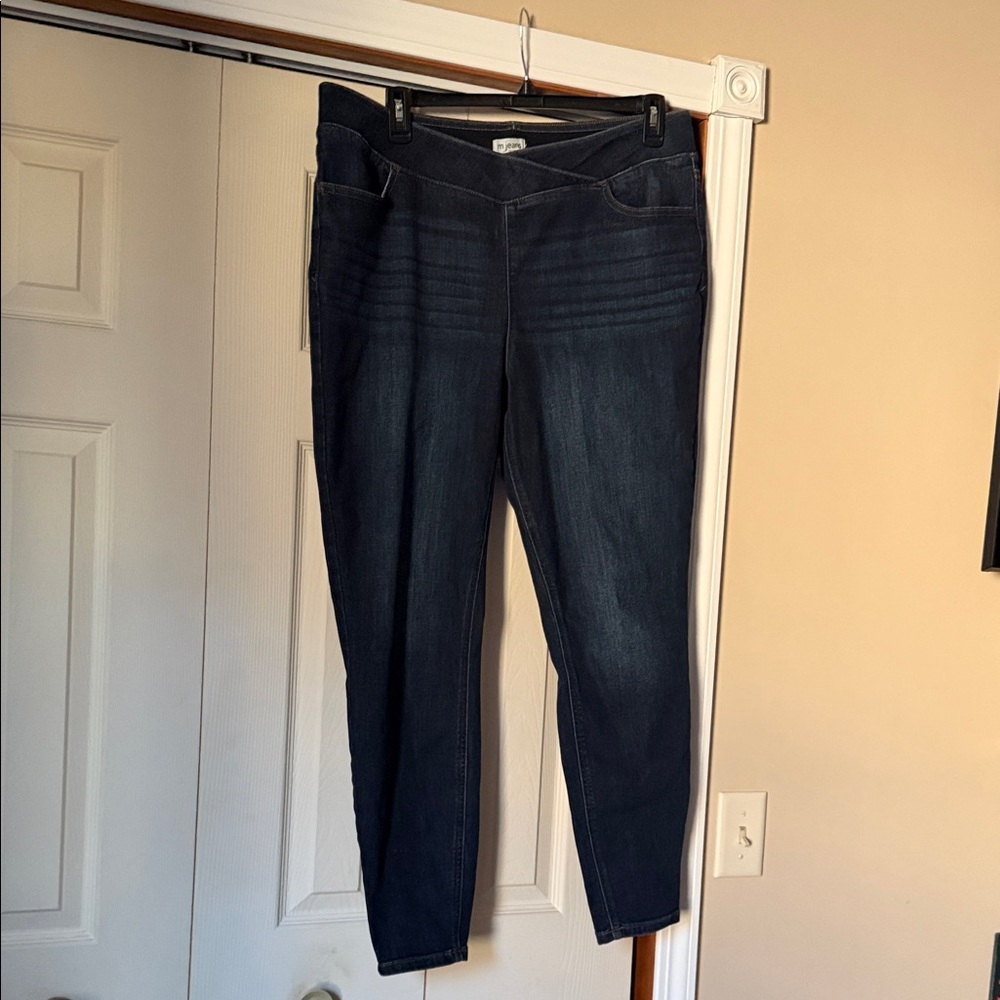 Maurices Deep Indigo Skinny Jeans